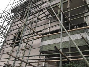 图 先施工后付款青浦脚手架搭建钢管毛竹脚手架 上海租赁