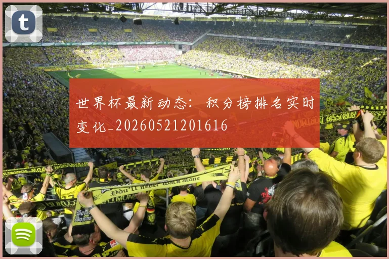 世界杯最新动态：积分榜排名实时变化_20260521201616